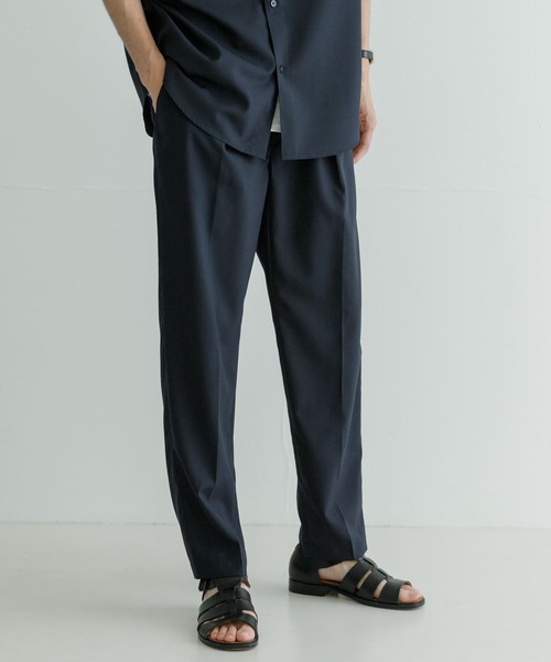 URBAN RESEARCH（アーバンリサーチ）の「TRON WOOL イージートラウザー（その他パンツ・メンズ・ネイビー/カーキ/ブルー・SMALL/MEDIUM/LARGE）」の4枚目の写真