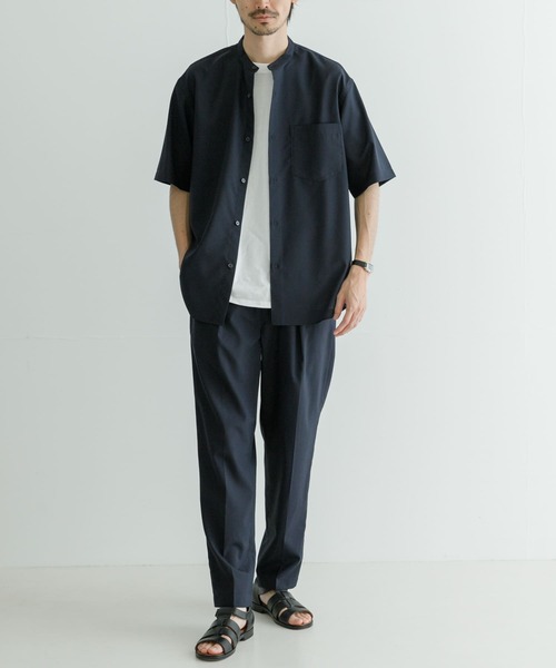 URBAN RESEARCH（アーバンリサーチ）の「TRON WOOL イージートラウザー（その他パンツ・メンズ・ネイビー/カーキ/ブルー・SMALL/MEDIUM/LARGE）」の5枚目の写真