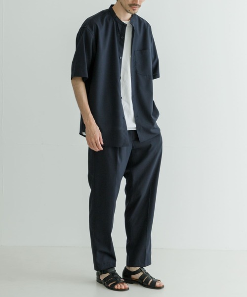 URBAN RESEARCH（アーバンリサーチ）の「TRON WOOL イージートラウザー（その他パンツ・メンズ・ネイビー/カーキ/ブルー・SMALL/MEDIUM/LARGE）」の6枚目の写真