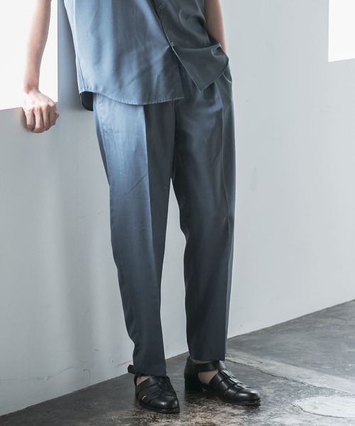 URBAN RESEARCH（アーバンリサーチ）の「TRON WOOL イージートラウザー（その他パンツ・メンズ・ネイビー/カーキ/ブルー・SMALL/MEDIUM/LARGE）」の8枚目の写真