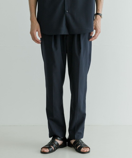 URBAN RESEARCH（アーバンリサーチ）の「TRON WOOL イージートラウザー（その他パンツ・メンズ・ネイビー/カーキ/ブルー・SMALL/MEDIUM/LARGE）」の13枚目の写真