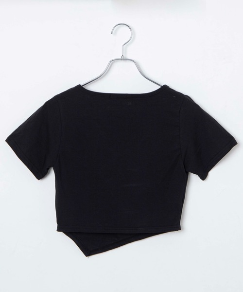 Figments(フィグメンツ)の「アシンメトリーヘムカットソー(Tシャツ/カットソー・レディース・ブラック/スミクロ・FREE)」の7枚目の写真