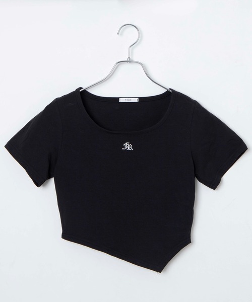 Figments(フィグメンツ)の「アシンメトリーヘムカットソー(Tシャツ/カットソー・レディース・ブラック/スミクロ・FREE)」の8枚目の写真