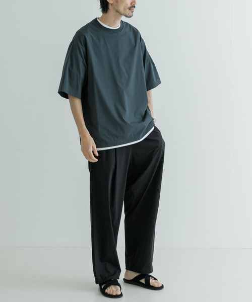 URBAN RESEARCH（アーバンリサーチ）の「『撥水』『UR TECH MoLight』T-SHIRTS（Tシャツ/カットソー・メンズ・ブラック/グリーン系その他/グレー・MEDIUM/LARGE）」の9枚目の写真