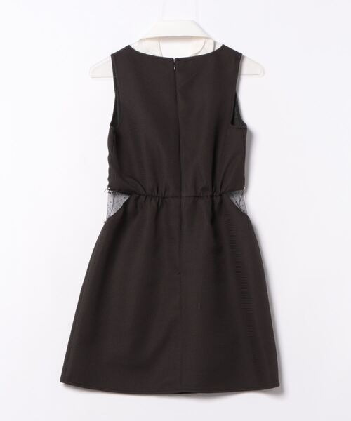 Ank Rouge（アンクルージュ）の「ウエストチュールお姉さんノースリワンピース（ワンピース・レディース・ブラック/ホワイト/ピンク・M）」の16枚目の写真