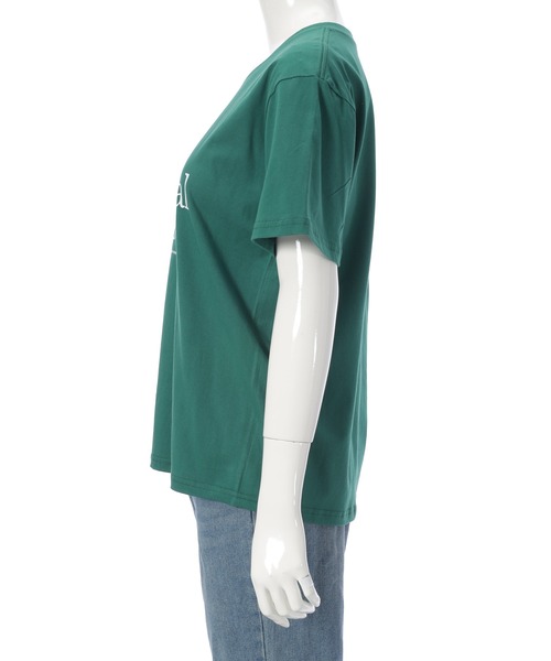 Edit Sheen(エディットシーン)の「プリントロゴTシャツ(Tシャツ/カットソー・レディース・グリーン/ホワイト・M)」の18枚目の写真