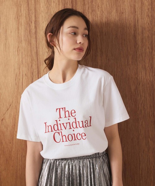 Edit Sheen(エディットシーン)の「プリントロゴTシャツ(Tシャツ/カットソー・レディース・グリーン/ホワイト・M)」の3枚目の写真