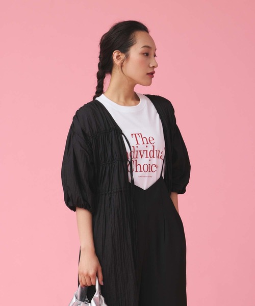 Edit Sheen(エディットシーン)の「プリントロゴTシャツ(Tシャツ/カットソー・レディース・グリーン/ホワイト・M)」の7枚目の写真