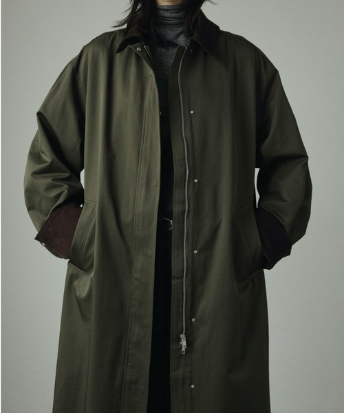 セール】Twill Soutiencollar Coat（モッズコート）｜anuke
