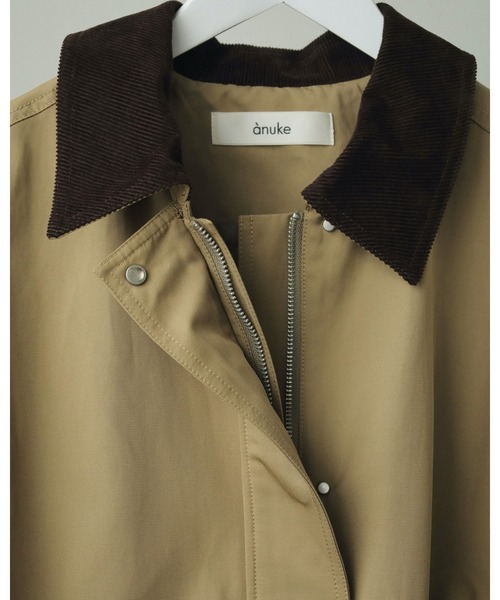 anuke Twill Soutiencollar Coat カーキ anuke（アンヌーク）の「Twill Soutiencollar Coat（モッズ