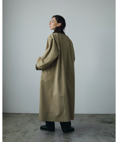 セール】Twill Soutiencollar Coat（モッズコート）｜anuke