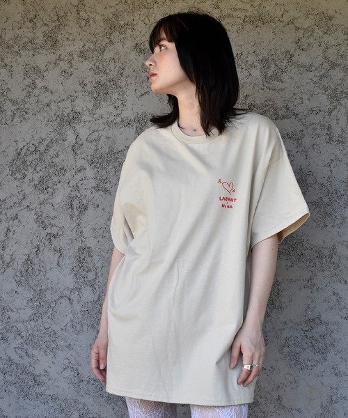 LABRAT（ラブラット）の「HINA×LABRAT  "Extacy" Tee（Tシャツ/カットソー・メンズ・サンドベージュ/ラベンダー・MEDIUM/LARGE/X-LARGE）」の3枚目の写真