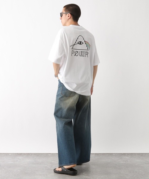 POLeR（ポーラー）の「【POLeR/ポーラー】PSYCHE/バックプリントオーバーサイズTシャツ（Tシャツ/カットソー・メンズ・ブラック/パープル/ホワイト・LARGE/MEDIUM）」の5枚目の写真