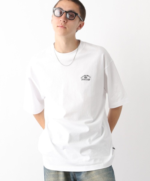 POLeR（ポーラー）の「【POLeR/ポーラー】PSYCHE/バックプリントオーバーサイズTシャツ（Tシャツ/カットソー・メンズ・ブラック/パープル/ホワイト・LARGE/MEDIUM）」の6枚目の写真