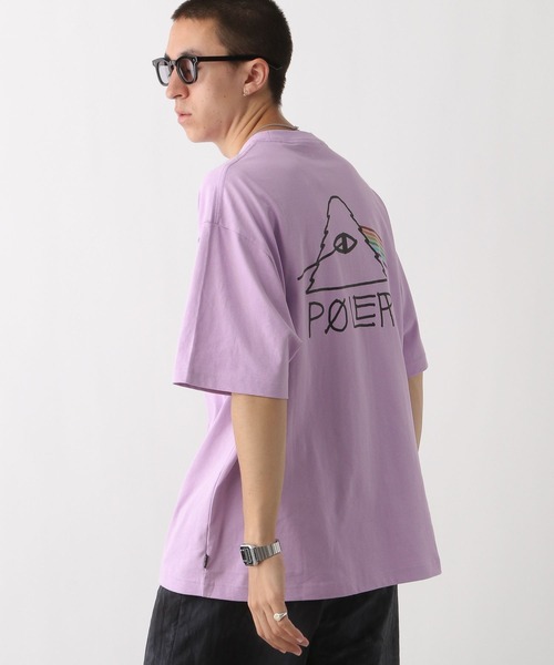 POLeR（ポーラー）の「【POLeR/ポーラー】PSYCHE/バックプリントオーバーサイズTシャツ（Tシャツ/カットソー・メンズ・ブラック/パープル/ホワイト・LARGE/MEDIUM）」の20枚目の写真