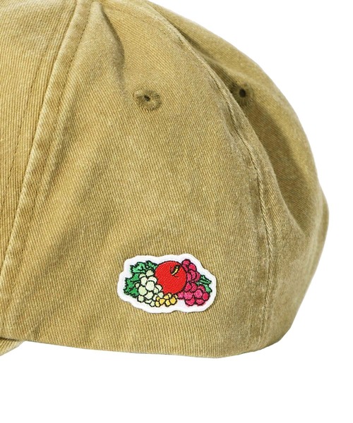 ScoLar(スカラー)の「642200:FRUIT OF THE LOOM×ScoLarコラボ お花が咲いちゃったネコ刺繍キャップ(キャップ・レディース・ベージュ・FREE)」の5枚目の写真