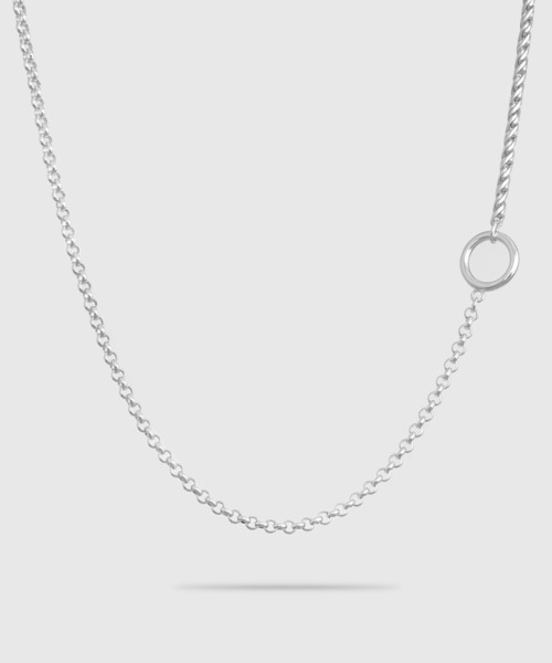ISOLATION(アイソレーション)の「【ISOLATION / アイソレーション】Silver925 COMBINATION LONG NECKLACE / シルバー925 コンビネーションロングネックレス(ネックレス・レディース・シルバー×ゴールド/シルバー・62cm/65cm)」の10枚目の写真