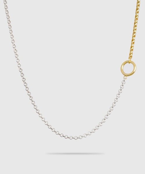 ISOLATION(アイソレーション)の「【ISOLATION / アイソレーション】Silver925 COMBINATION LONG NECKLACE / シルバー925 コンビネーションロングネックレス(ネックレス・レディース・シルバー×ゴールド/シルバー・62cm/65cm)」の11枚目の写真
