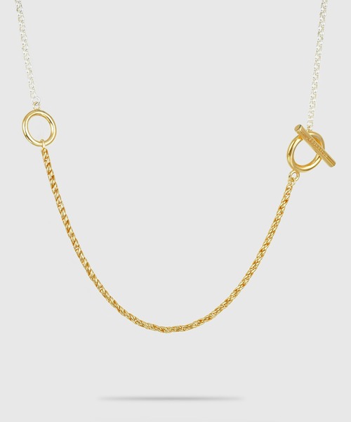 ISOLATION(アイソレーション)の「【ISOLATION / アイソレーション】Silver925 COMBINATION LONG NECKLACE / シルバー925 コンビネーションロングネックレス(ネックレス・レディース・シルバー×ゴールド/シルバー・62cm/65cm)」の12枚目の写真