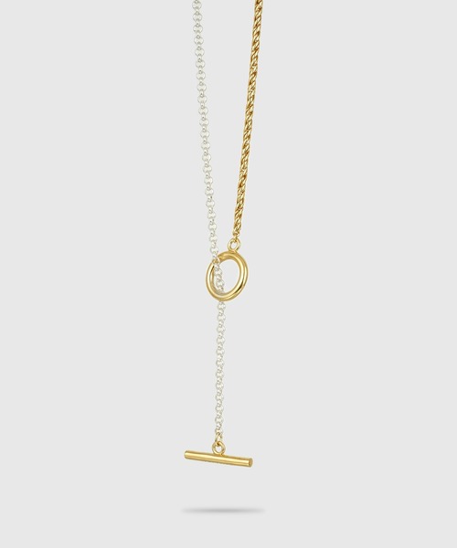 ISOLATION(アイソレーション)の「【ISOLATION / アイソレーション】Silver925 COMBINATION LONG NECKLACE / シルバー925 コンビネーションロングネックレス(ネックレス・レディース・シルバー×ゴールド/シルバー・62cm/65cm)」の14枚目の写真