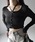 me+em selecti~[ZNgj́uy QWAY zNXXgbv{V[g[XJ[fBK ^ cross strap ribbon short lace cardiganiJ[fBK/{jvbubN