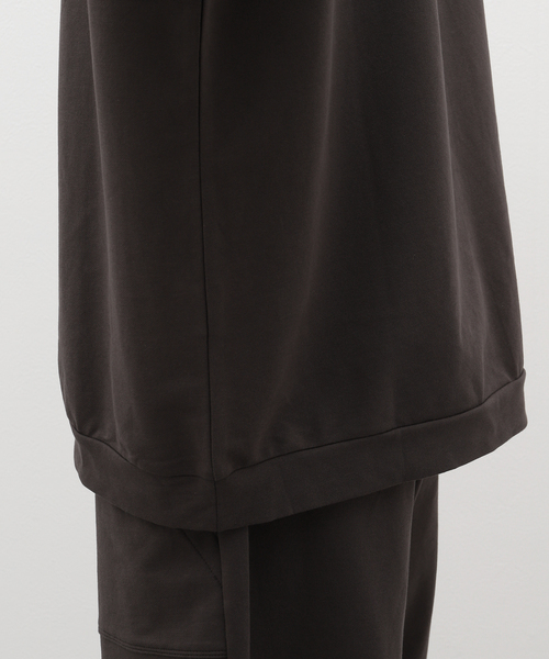 EDIFICE（エディフィス）の「ライト フレンチテリー ショートスリーブ クルーネック Tシャツ（Tシャツ/カットソー・メンズ・チャコールグレー/ホワイト/マスタード・MEDIUM/LARGE）」の13枚目の写真