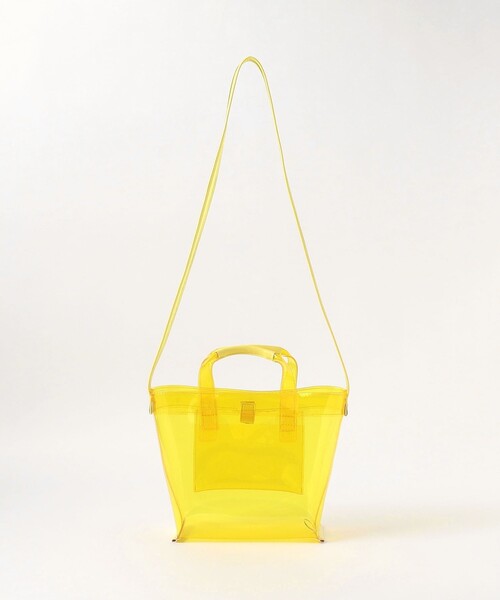 BEAUTY&YOUTH UNITED ARROWS(ビューティーアンドユースユナイテッドアローズ)の「PVC トートバッグ-2WAY-(ショルダーバッグ・レディース・イエロー/ブラック・FREE)」の9枚目の写真