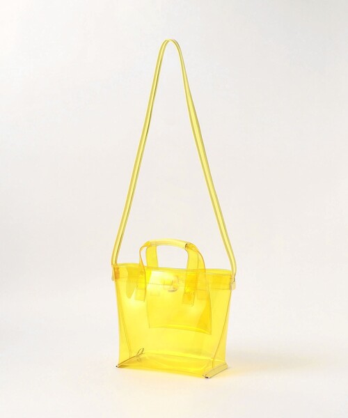 BEAUTY&YOUTH UNITED ARROWS(ビューティーアンドユースユナイテッドアローズ)の「PVC トートバッグ-2WAY-(ショルダーバッグ・レディース・イエロー/ブラック・FREE)」の10枚目の写真