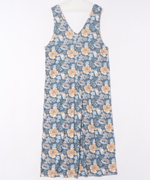 anap mimpi(アナップミンピ)の「フラワーVネックユッタリサロペット(サロペット/オーバーオール・レディース・モカ/ネイビー・FREE)」の18枚目の写真