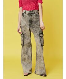 EVRIS | ブリーチデニムカーゴパンツ(デニムパンツ)