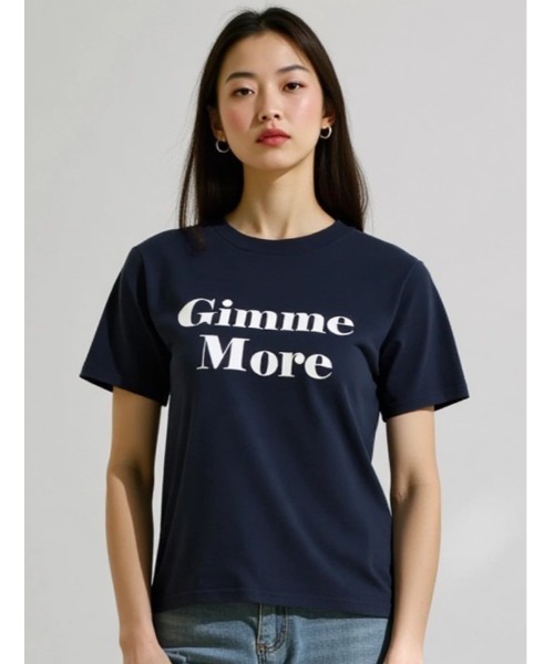 Edit Sheen(エディットシーン)の「グラフィックロゴTシャツ(Tシャツ/カットソー・レディース・ホワイト/ネイビー/チャコールグレー・M)」の3枚目の写真