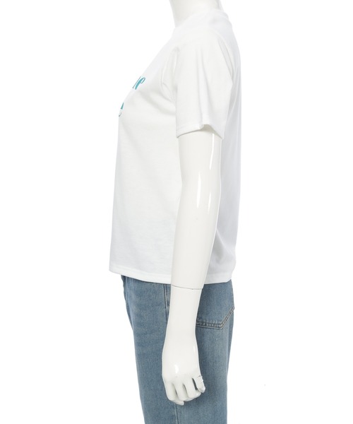 Edit Sheen(エディットシーン)の「グラフィックロゴTシャツ(Tシャツ/カットソー・レディース・ホワイト/ネイビー/チャコールグレー・M)」の4枚目の写真