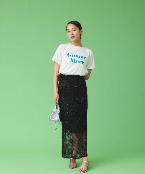 Edit Sheen(エディットシーン)の「グラフィックロゴTシャツ(Tシャツ/カットソー・レディース・ホワイト/ネイビー/チャコールグレー・M)」の10枚目の写真