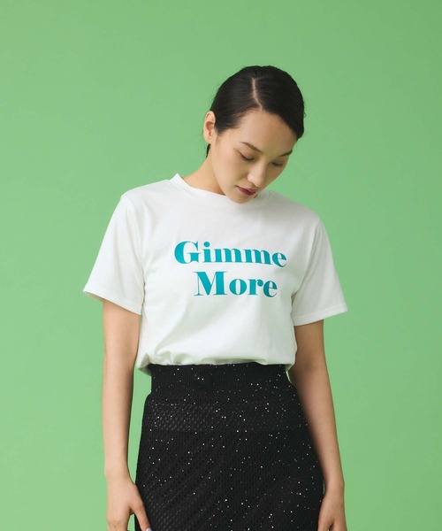 Edit Sheen(エディットシーン)の「グラフィックロゴTシャツ(Tシャツ/カットソー・レディース・ホワイト/ネイビー/チャコールグレー・M)」の9枚目の写真
