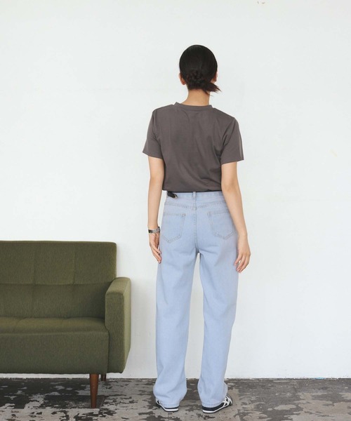 Edit Sheen(エディットシーン)の「グラフィックロゴTシャツ(Tシャツ/カットソー・レディース・ホワイト/ネイビー/チャコールグレー・M)」の14枚目の写真