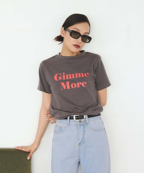 Edit Sheen(エディットシーン)の「グラフィックロゴTシャツ(Tシャツ/カットソー・レディース・ホワイト/ネイビー/チャコールグレー・M)」の12枚目の写真