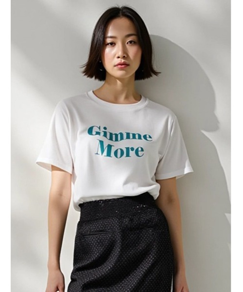 Edit Sheen(エディットシーン)の「グラフィックロゴTシャツ(Tシャツ/カットソー・レディース・ホワイト/ネイビー/チャコールグレー・M)」の19枚目の写真
