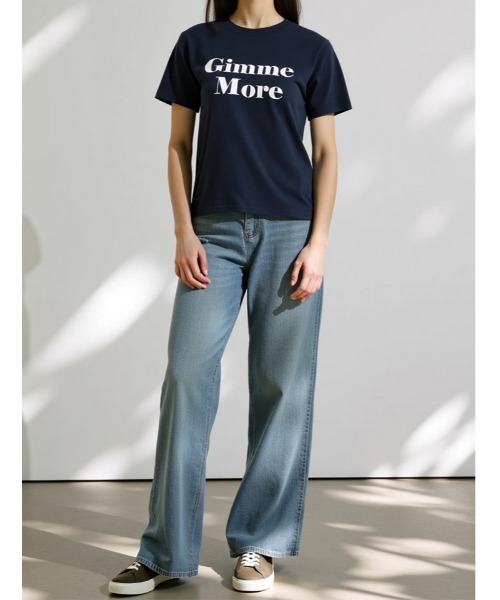 Edit Sheen(エディットシーン)の「グラフィックロゴTシャツ(Tシャツ/カットソー・レディース・ホワイト/ネイビー/チャコールグレー・M)」の21枚目の写真