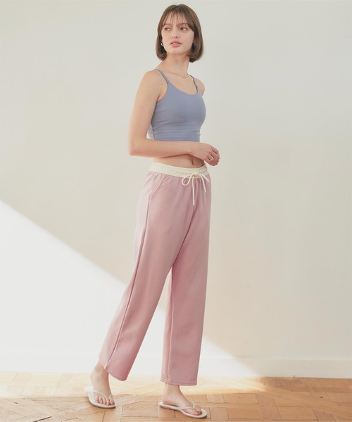 SEA DRESS（シードレス）の「バイカラーワイドパンツ（その他パンツ・レディース・ブラック/ベージュ/チャコール/ピンク・S/M/L）」の14枚目の写真