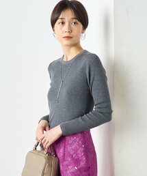 《手洗い可能》エタニティリブクループルオーバーニット
