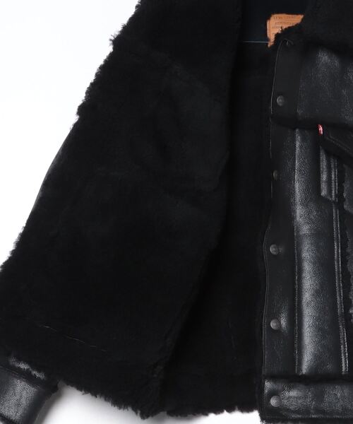 Levi's(リーバイス)の「Levi's/リーバイス SHEARLING OLYMPIA TRUCKER JACKET(その他アウター・メンズ・ブラック・M/L/XL/S)」の18枚目の写真