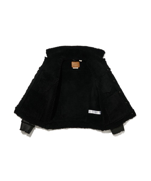 Levi's(リーバイス)の「Levi's/リーバイス SHEARLING OLYMPIA TRUCKER JACKET(その他アウター・メンズ・ブラック・M/L/XL/S)」の14枚目の写真