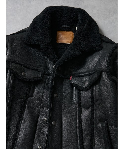 Levi's(リーバイス)の「Levi's/リーバイス SHEARLING OLYMPIA TRUCKER JACKET(その他アウター・メンズ・ブラック・M/L/XL/S)」の7枚目の写真