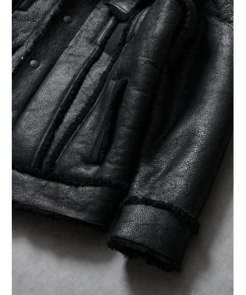 Levi's(リーバイス)の「Levi's/リーバイス SHEARLING OLYMPIA TRUCKER JACKET(その他アウター・メンズ・ブラック・M/L/XL/S)」の8枚目の写真