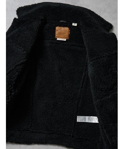 Levi's(リーバイス)の「Levi's/リーバイス SHEARLING OLYMPIA TRUCKER JACKET(その他アウター・メンズ・ブラック・M/L/XL/S)」の11枚目の写真