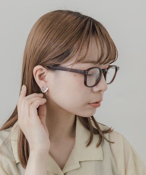 SMELLY(スメリー)の「ウェリントンフレームダテメガネ(メガネ・レディース・ブラウン/ブラック・-)」の10枚目の写真