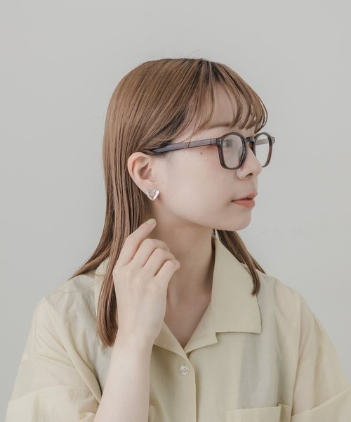 SMELLY(スメリー)の「ウェリントンフレームダテメガネ(メガネ・レディース・ブラウン/ブラック・-)」の12枚目の写真