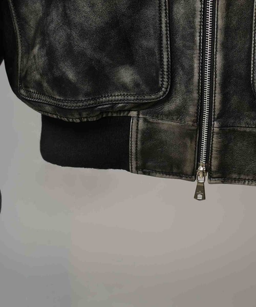 UNISEX》Sheep Leather Mouton G-1 Flight Jacket/シープレザー