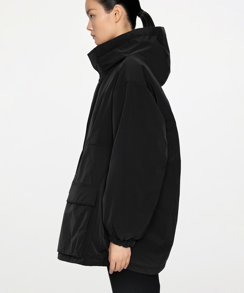 JNBY(ジェーエヌビーワイ)の「Mermaid Silhouette Work Down Coat / ダウンコート /ジャケット(ダウンジャケット/コート・レディース・ベージュ/ブラック・36/34/40/38)」の11枚目の写真