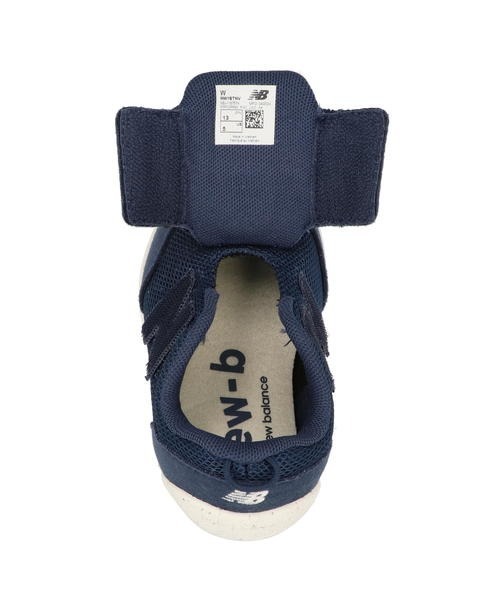 NEW BALANCE（ニューバランス）の「new balance ニューバランス NEW-B FIRST (NW1ST)【パカっと開く両開きベルト/脱ぎ履き簡単】ベビースニーカー ファーストシューズ 730540（スニーカー・キッズ・ピンク/ネイビー・11cm/11.5cm/12cm/12.5cm/13.0cm/13.5cm/14.0cm）」の5枚目の写真